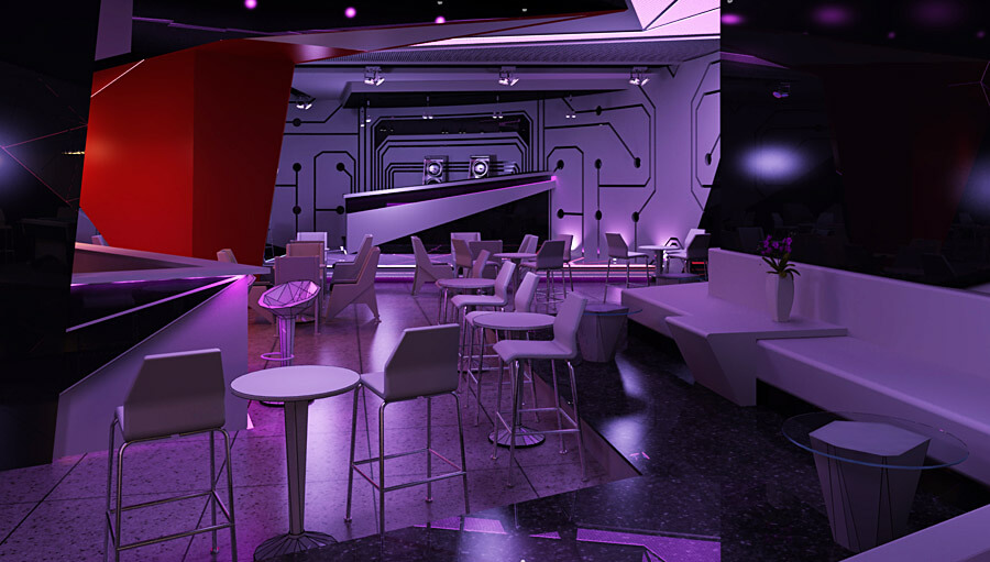 Thiết kế nội thất Bar E-SPACE